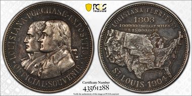 1904 SC$1 HK-299, Louisiana Purchase N1