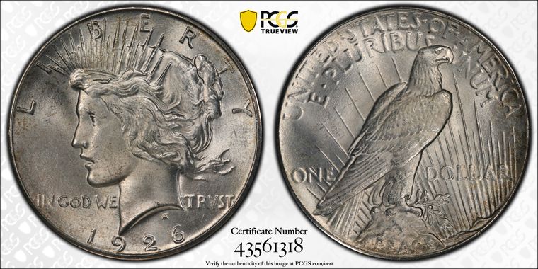 Cert 43561318 - Coin Image