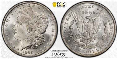 1890-O $1 MS64+