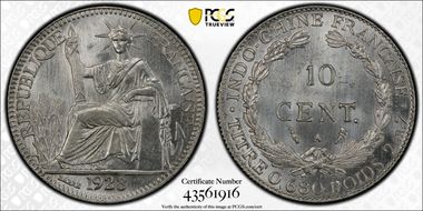 1923-A 10C Lec-164 MS65