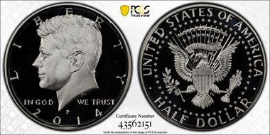2014-P 50C Silver 50th Anniversary Set PR69DCAM