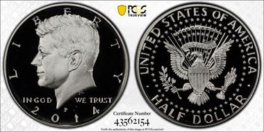 2014-P 50C Silver 50th Anniversary Set PR69DCAM