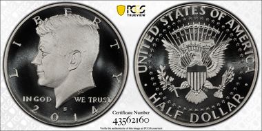 2014-S 50C Enhanced - Silver 50th Anniversary Set MS69PL