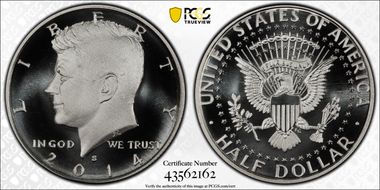 2014-S 50C Enhanced - Silver 50th Anniversary Set MS69PL