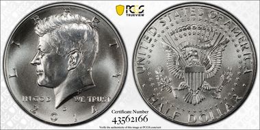 2014-D 50C Silver, 50th Anniversary Set MS69