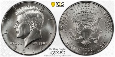 2014-D 50C Silver, 50th Anniversary Set MS70