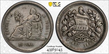 1888 25C Without Mintmark N1