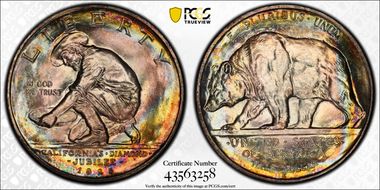 1925-S 50C California MS68