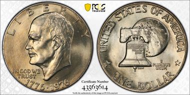 1976-D $1 Type 2 MS65