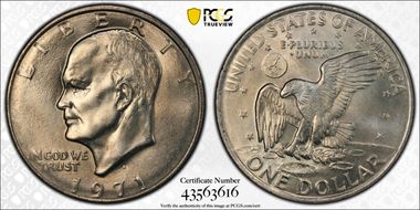 1971-D $1 MS64