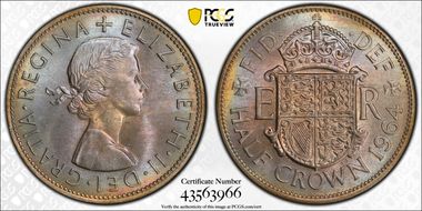 1964 1/2 Cr S-4145 MS66