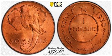 AH1369-1950 1C MS66+ RD