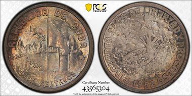 1952 10C Republic MS64