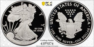 2020-W  $1 Silver Eagle Congratulations Set PR70DCAM