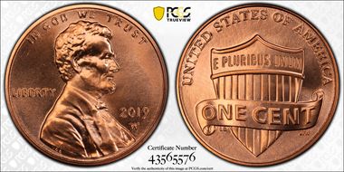 2019-W 1C Shield MS65RD