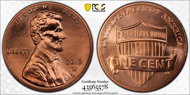 2019-W 1C Shield MS64RD