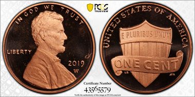 2019-W 1C Shield PR66DCAM