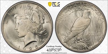 1925 $1 MS67
