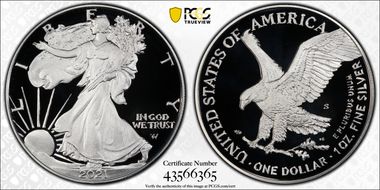 2021-S $1 Silver Eagle - Type 2 PR69DCAM