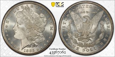 1885-CC $1 MS67+