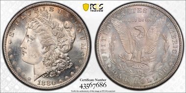 1880-S $1 MS65