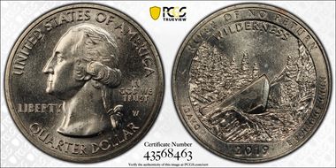 2019-W 25C Frank Church River of No Return NP MS63
