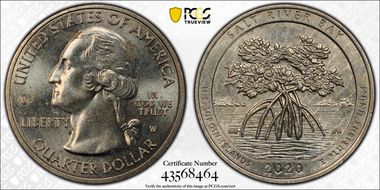 2020-W 25C Salt River Bay NP V75 MS62