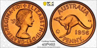 1956 Y. (p) 1D PR64RD