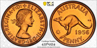 1956 Y. (p) 1D PR64RD