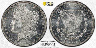 1889-S $1 MS62