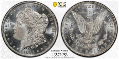1890-O $1 MS65+