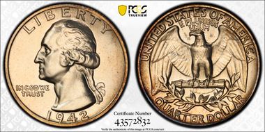 1942 25C PR63