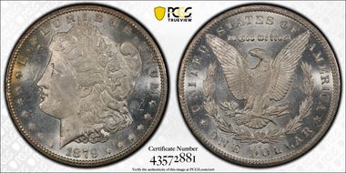 1879-CC $1 MS63+ 