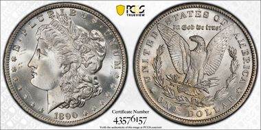 1890-O $1 MS65