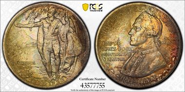 1928 50C Hawaiian MS66+