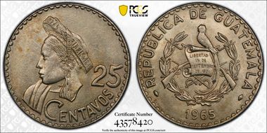 1965 25C Double Necklace MS64