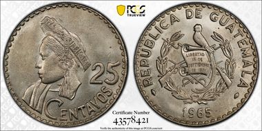 1965 25C Double Necklace MS66