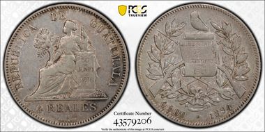 1894-H 4 R Mule - Mintmark Both Sides XF40
