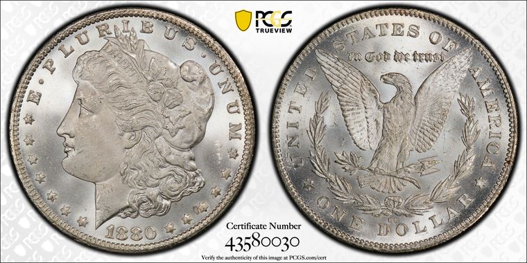 Cert 43580030 - Coin Image