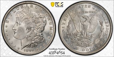 1890-O $1 MS65
