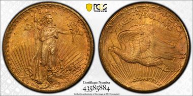 1909-S/S $20 RPM FS-501 MS63