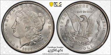 1884-CC $1 MS65+