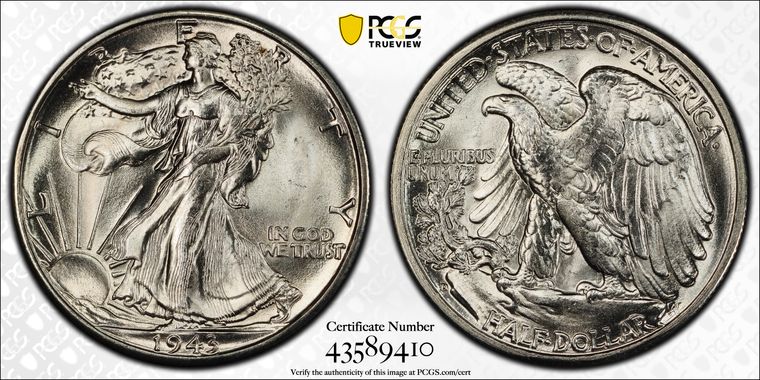 Cert 43589410 - Coin Image