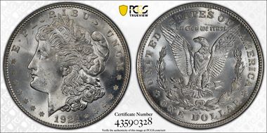 1921-D $1 VAM 1N, Unicorn MS63