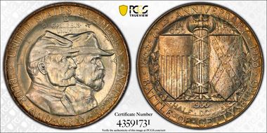 1936 50C Gettysburg MS67+