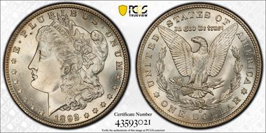 1892-O $1 MS65