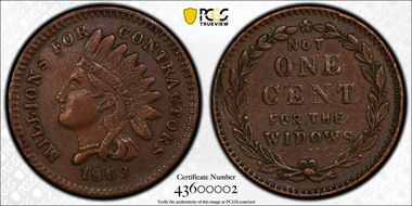 1863 CWT F-97/389a, Millions For Contractors XF45BN