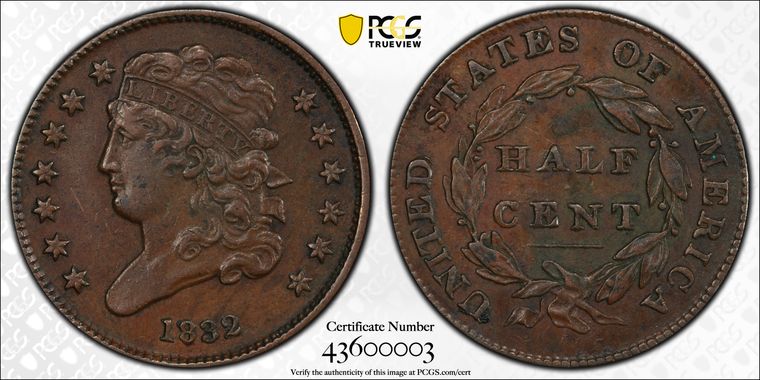 Cert 43600003 - Coin Image