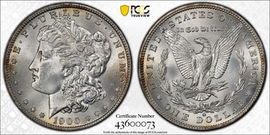 1900-O/CC $1 VAM 10 MS63