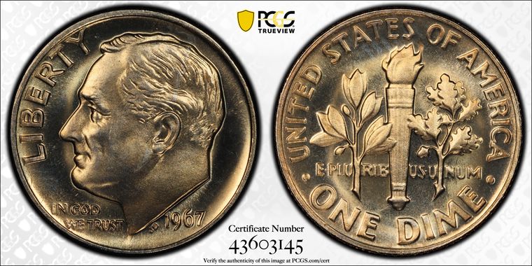 Cert 43603145 - Coin Image